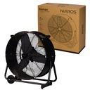 Ventilador metálico de suelo Bampa Ø70cm 250W Negro