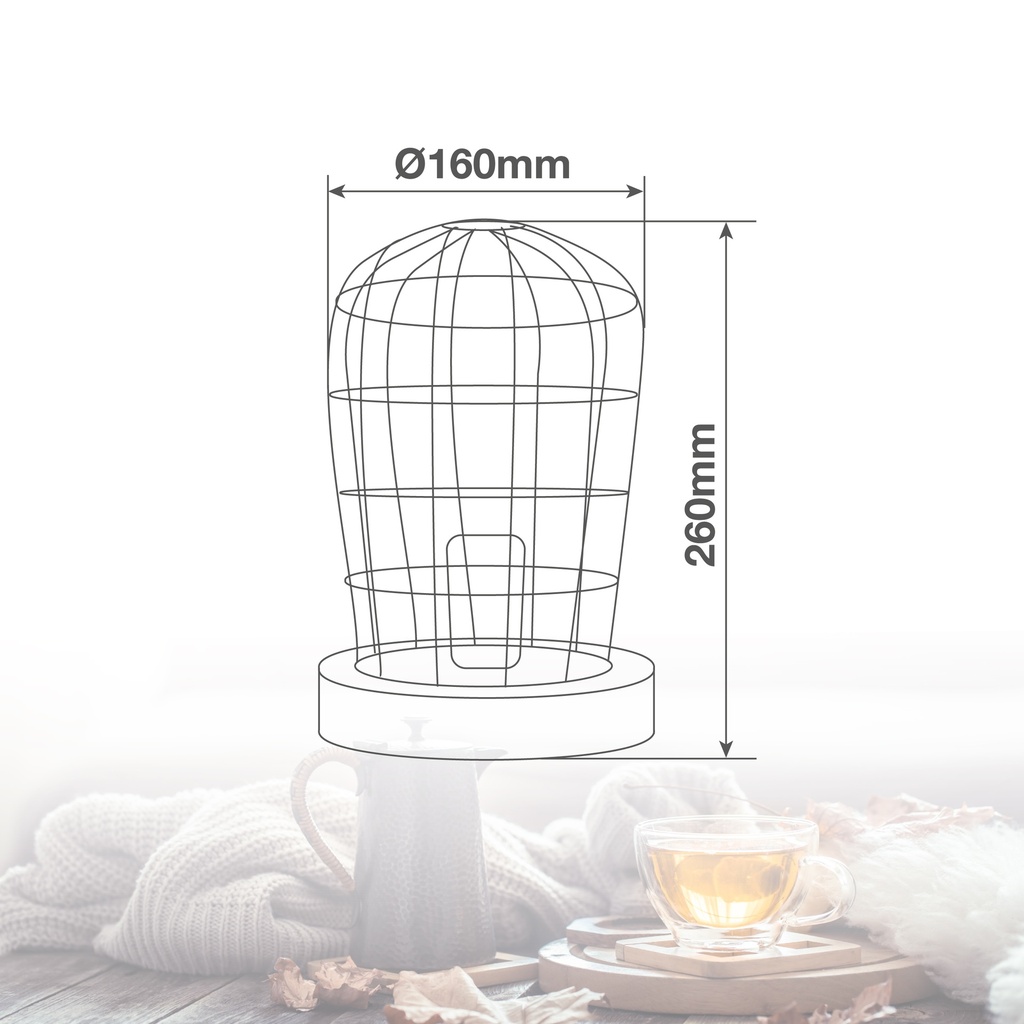 Estufa infrarrojos Solila Máx. 250W