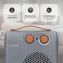 Calefactor eléctrico vertical/horizontal Aitsa Máx. 2000W Gris