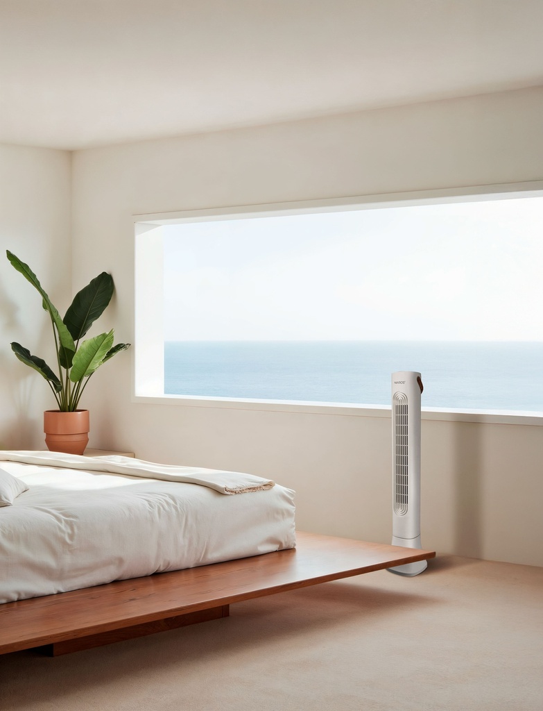 Ventilador de torre Raikia 50W Blanco 