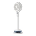 Ventilador vaporizador de pie Torbali Ø26cm 50W Blanco 