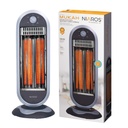 Estufa eléctrica giratoria tubos de carbono Mukah Máx. 900W