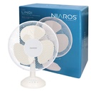 Ventilador sobremesa Lindi Ø34cm 40W Blanco