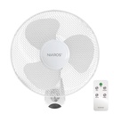 Ventilador de pared Sautar con mando Ø43cm 45W Blanco