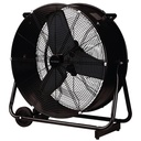 Ventilador metálico de suelo Bampa Ø70cm 250W Negro