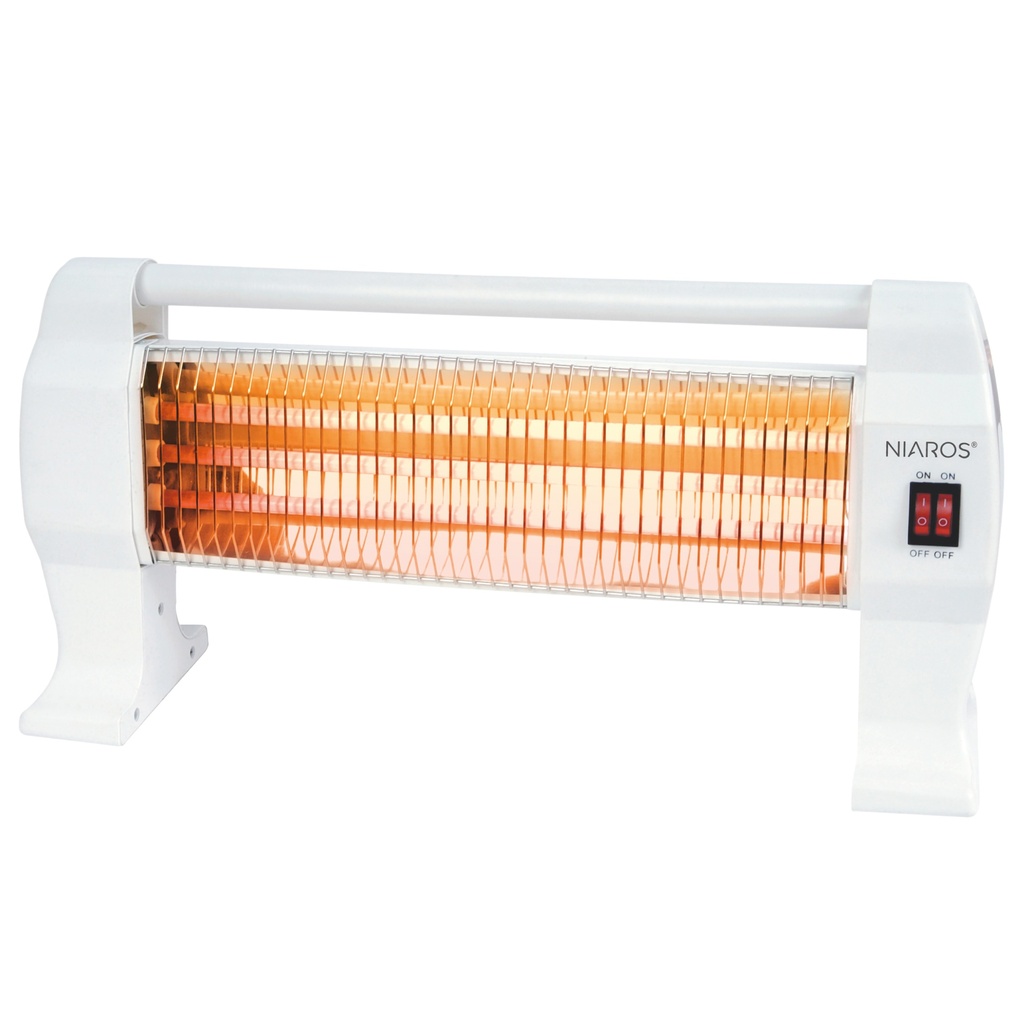 Aquecedor de pedestal quartzo Máx. 1200W Branco