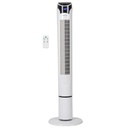 Ventilador de torre Kodima com controlo remoto 45W Branco