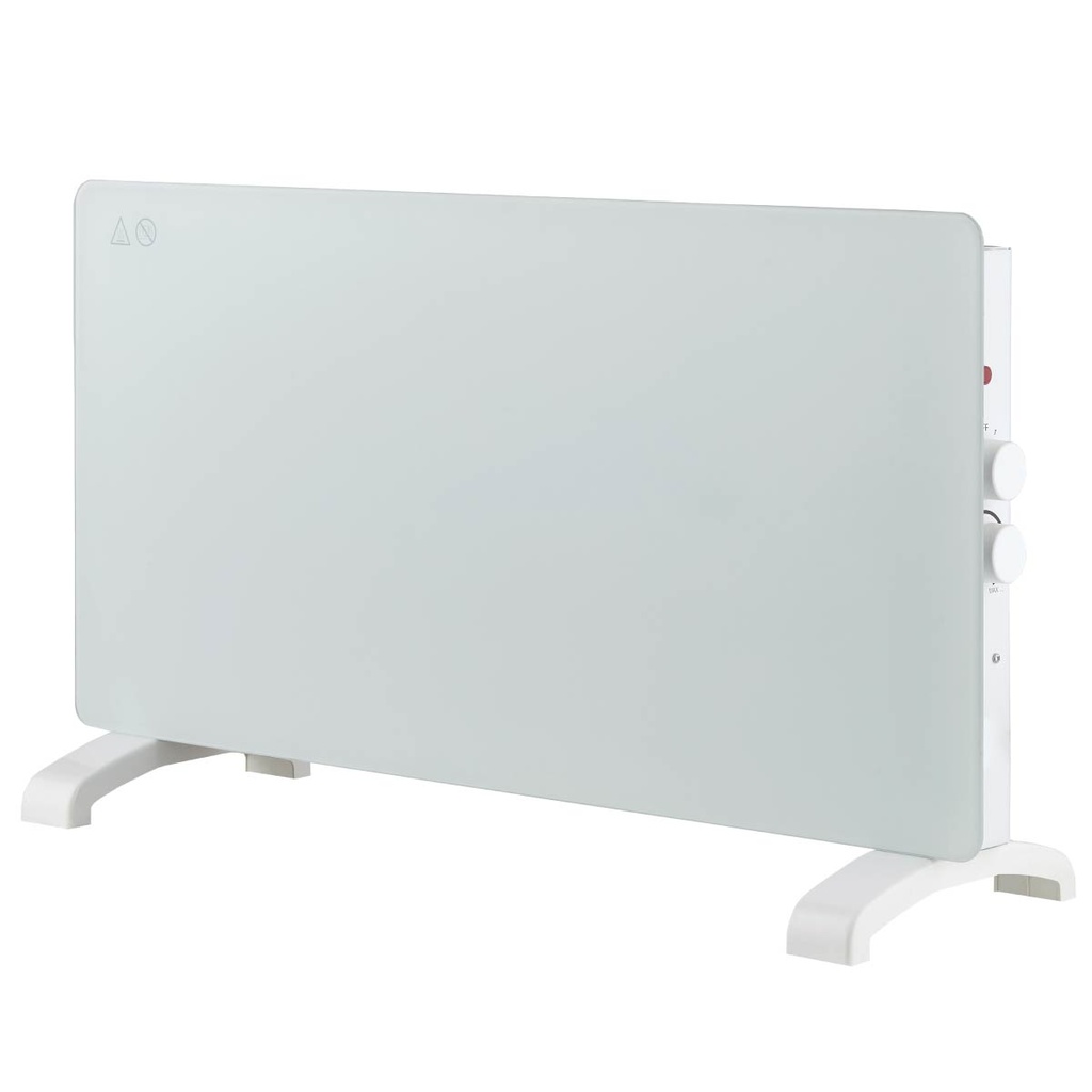 Radiador convetor de vidro Zanthus Máx. 2000W Branco