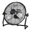 Nuoro Portable metalic floor fan Ø40cm 15W DC motor Black