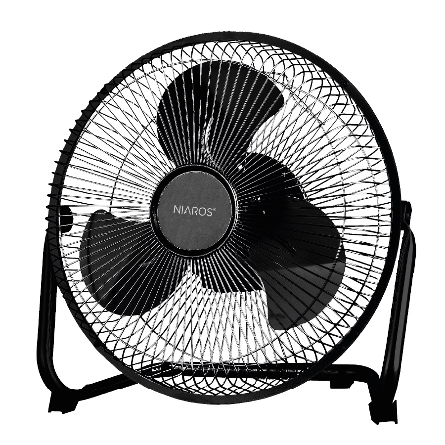 Jafari metal floor fan Ø27cm 25W Black