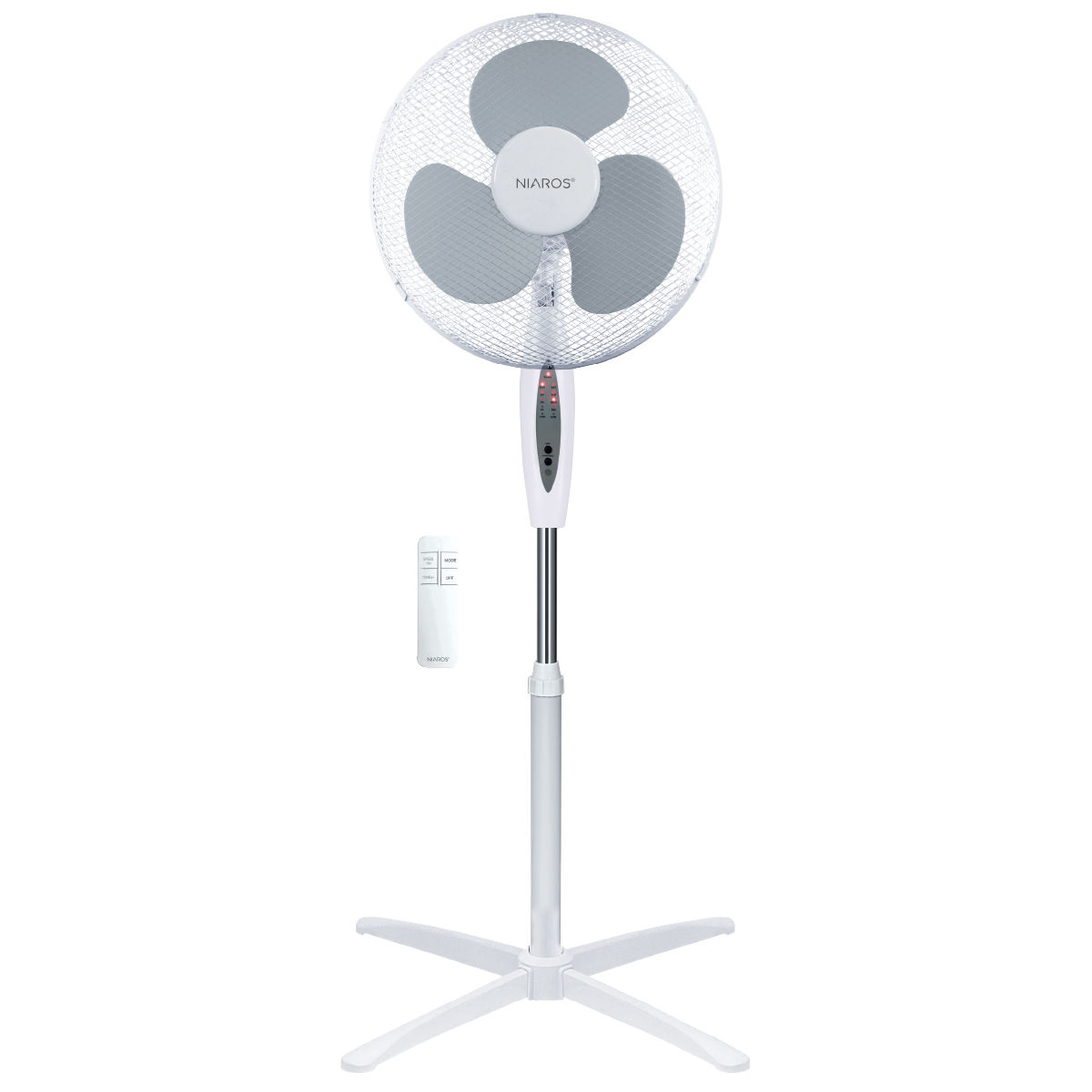 Nametil stand fan with remote control and timer Ø43cm 45W White