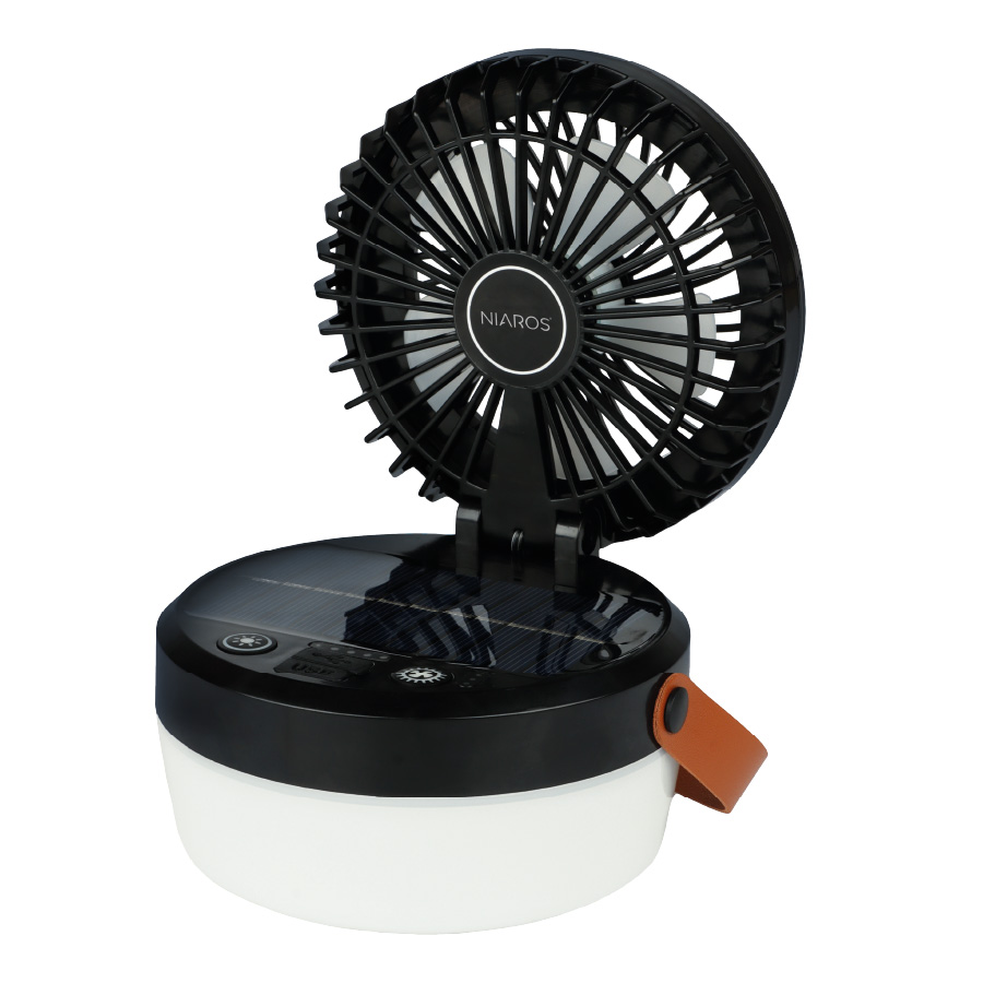 Atabey mini solar fan with light 