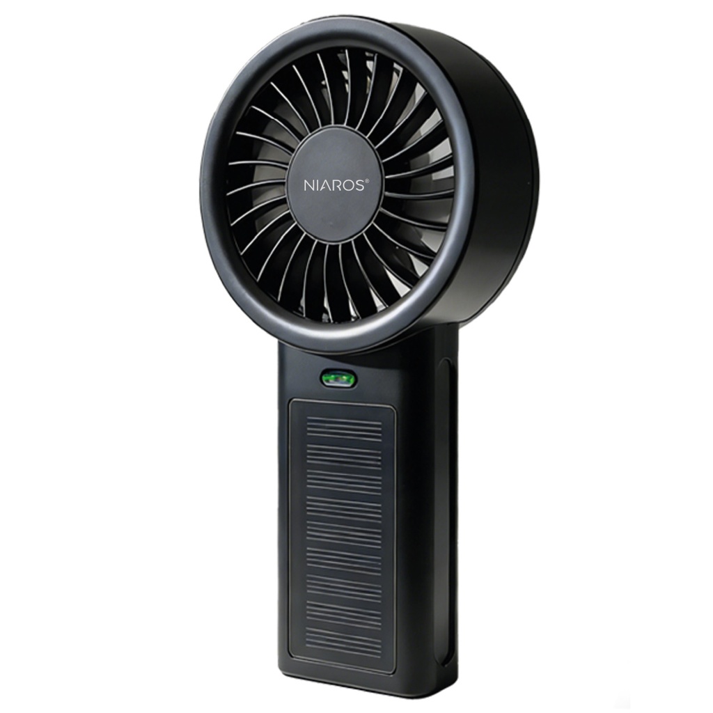 Mini ventilador solar Vainio Preto